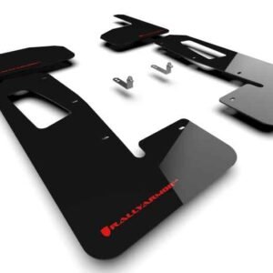 Rally Armor 2022 Rivian R1T Black UR Mud Flap w/ Red Logo