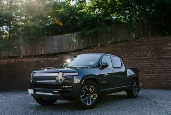 Rally Armor 2022 Rivian R1T Black UR Mud Flap w/ White Logo - Image 4