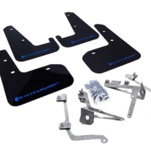 Rally Armor 11+ STI/WRX Sedan Only UR Black Mud Flap w/ Blue Logo