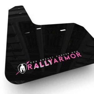 Rally Armor 2013-19 USDM Ford Fiesta ST Black Mud Flap BCE Pink Logo