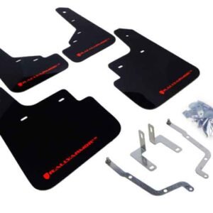 Rally Armor 2014+ Mazda3/Mazdaspeed3 UR Black Mud Flap w/ Red Logo