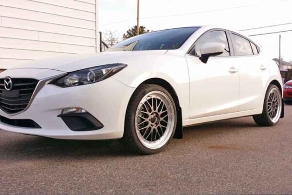 Rally Armor 2014+ Mazda3/Mazdaspeed3 UR Black Mud Flap w/ Red Logo - Image 5