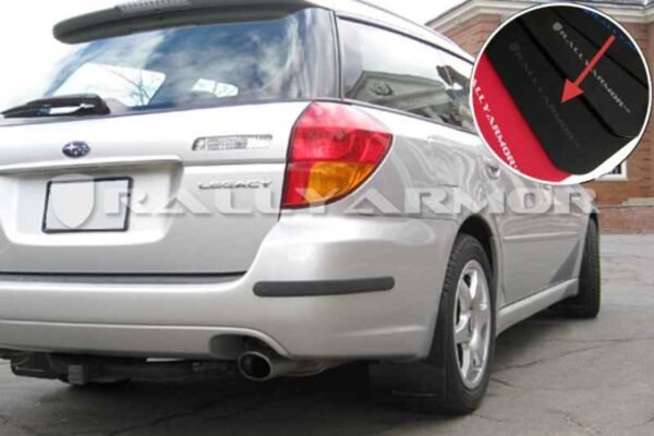 Rally Armor 2005-2009 Legacy GT and Outback UR Black Mud Flap w/ Grey Logo - Image 2