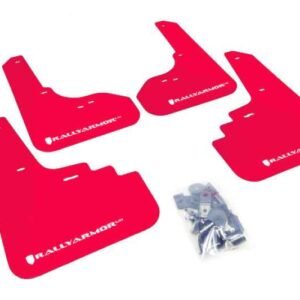Rally Armor 2005-2009 Legacy GT and Outback UR Red Mud Flap w/ White Logo