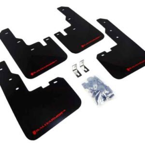 Rally Armor 2016-2017 Toyota Rav4 UR Black Mud Flap w/ Red Logo