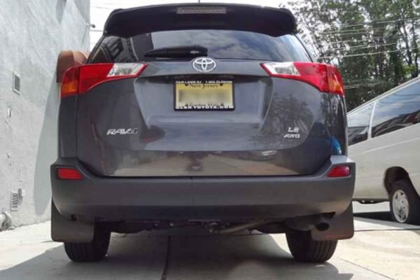 Rally Armor 2016-2017 Toyota Rav4 UR Black Mud Flap w/ Red Logo - Image 2