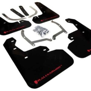 Rally Armor 2017+ Subaru Impreza UR Black Mud Flap w/ Red Logo