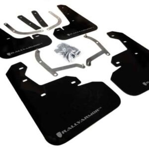 Rally Armor 2017+ Subaru Impreza UR Black Mud Flap w/ Silver Logo