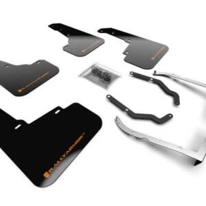 Rally Armor 18-19 Subaru XV Crosstrek Lift/AT UR Black Mud Flap w/ Orange Logo
