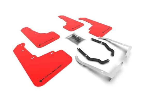 Rally Armor 18-21 Subaru XV Crosstrek Lift/AT UR Red Mud Flap w/ Black Logo