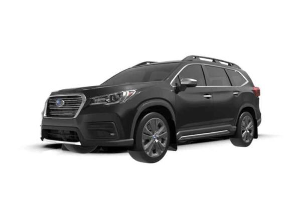 Rally Armor 18-19 Subaru Ascent Black UR Mud Flap W/ Silver Logo - Image 3