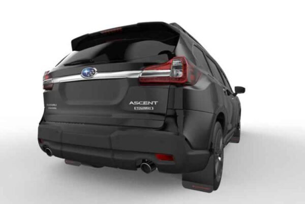 Rally Armor 18-19 Subaru Ascent UR Red Mud Flap w/ Black Logo - Image 2