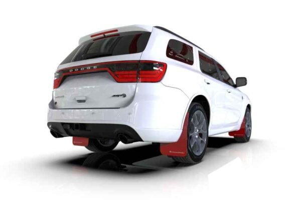 Rally Armor 2016-21 Dodge Durango SRT / RT Red UR Mud Flap Black Logo - Image 3