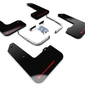 Rally Armor 2019+ Hyundai Elantra N Line UR Black Mud Flap w/ Red Logo