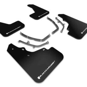 Rally Armor 2019+ Mazda3 GT Sport Hatch UR Black Mud Flap w/ White Logo