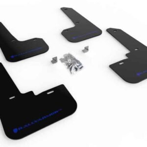 Rally Armor 20+ Subaru Legacy UR Black Mud Flap w/ Blue Logo