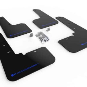 Rally Armor 20+ Subaru Outback UR Black Mud Flap w/ Blue Logo