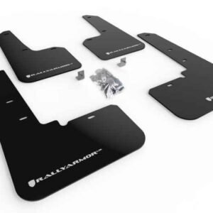 Rally Armor 20+ Subaru Outback UR Black Mud Flap w/ White Logo