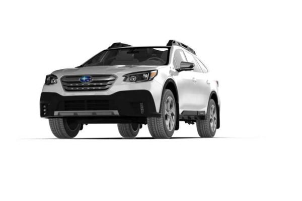 Rally Armor 20+ Subaru Outback UR Black Mud Flap w/ White Logo - Image 8