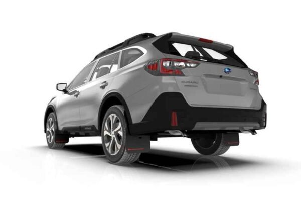 Rally Armor 20+ Subaru Outback UR Red Mud Flap w/ White Logo - Image 7
