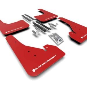 Rally Armor 19+ Corolla Hatchback Only UR Red Mud Flap w/ White Logo