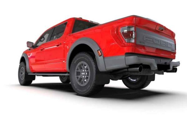Rally Armor 21-23 Ford F-150 Raptor Black UR Mud Flap w/ Metallic Black Logo - Image 2