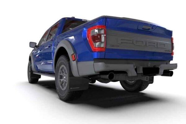 Rally Armor 21-23 Ford F-150 Raptor Black UR Mud Flap w/ Metallic Black Logo - Image 4