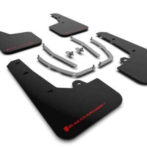 Rally Armor 2022 Hyundai Tucson Black UR Mud Flap w/ Red Logo