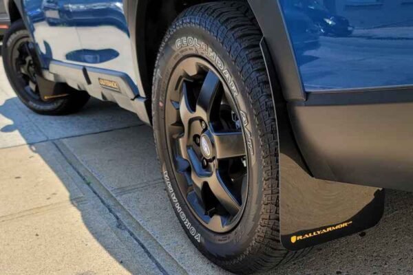 Rally Armor 2022 Subaru Outback Wilderness Black Mud Flap Blue Logo - Image 5