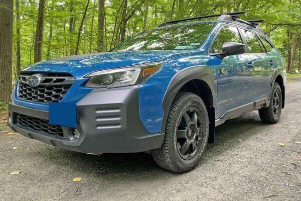 Rally Armor 2022 Subaru Outback Wilderness Black Mud Flap Wild Orange Logo - Image 4