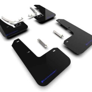 Rally Armor MK8 Volkswagen Golf GTI/R UR Black Mud Flap w/ Blue Logo