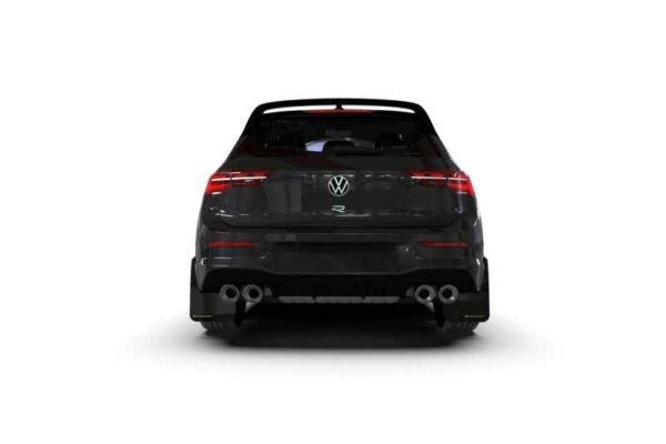 Rally Armor MK8 Volkswagen Golf GTI/R UR Red Mud Flap w/ White Logo - Image 5