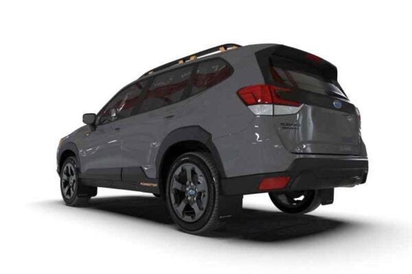 Rally Armor 2022 Subaru Forester (Incl. Wilderness) UR Black Mud Flap w/ Grey Logo - Image 2
