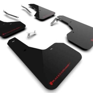 Rally Armor 2022 Subaru Forester (Incl. Wilderness) UR Black Mud Flap w/ Red Logo