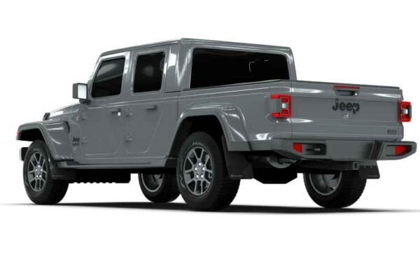 Rally Armor 19-22 Jeep Gladiator Black Mud Flap w/ Army Green Logo - Image 3