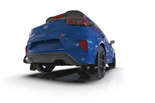 Rally Armor 20-22 Ford Puma ST Black Mud Flap w/ Blue Logo - Image 2