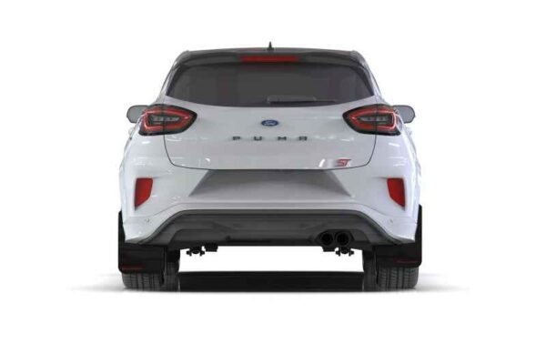 Rally Armor 20-22 Ford Puma ST Black Mud Flap w/ Blue Logo - Image 4