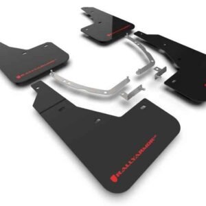 Rally Armor 2022 Hyundai Ioniq 5 Black Mud Flap w/ Red Logo