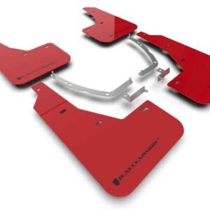 Rally Armor 2022 Hyundai Ioniq 5 Red Mud Flap w/ Black Logo