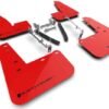 Rally Armor 2023 Toyota GR Corolla Red UR Mud Flap w/ Black Logo