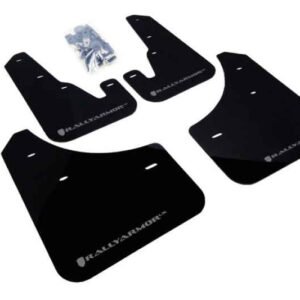 Rally Armor 2004-2009 Mazda3/Speed 3 UR Black Mud Flap w/ Silver Logo