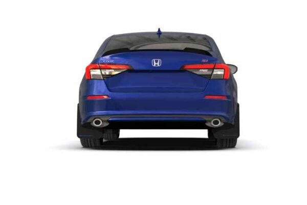 Rally Armor 2022 Honda Civic (Incl. Si/Sport/Touring) UR Black Mud Flap w/ Blue Logo - Image 3
