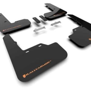 Rally Armor 2022 Subaru WRX Black UR Mud Flap w/ Orange Logo