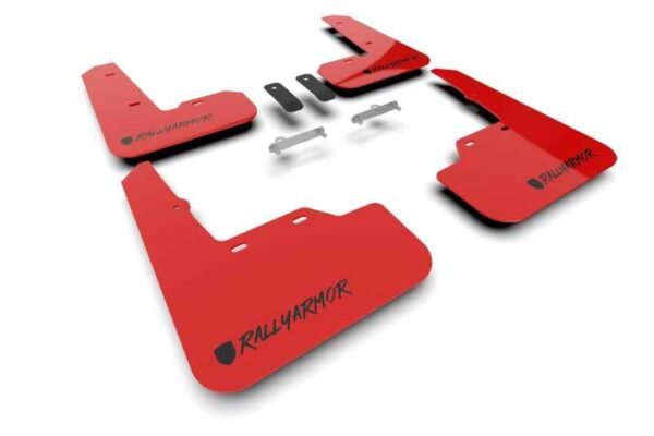 Rally Armor 2022+ Subaru WRX Red UR Mud Flap Altered Font Black Logo (MOQ 200 PCS)
