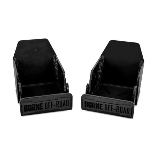 Mishimoto 2021+ Ford Bronco Skid Plate Rear Shock Pair Black - Image 4