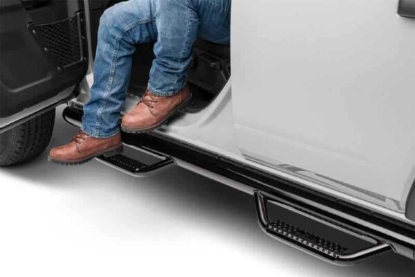 N-Fab 21-22 Ford Bronco 2 Door SRW Nerf Step - Wheel 2 Wheel - 3in - Gloss Black - Image 7