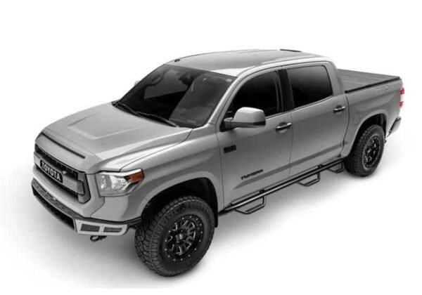 N-Fab Nerf Step 01-06 Chevy-GMC 1500/2500/3500 Crew Cab 8ft Bed - Tex. Black - Bed Access - 3in - Image 9