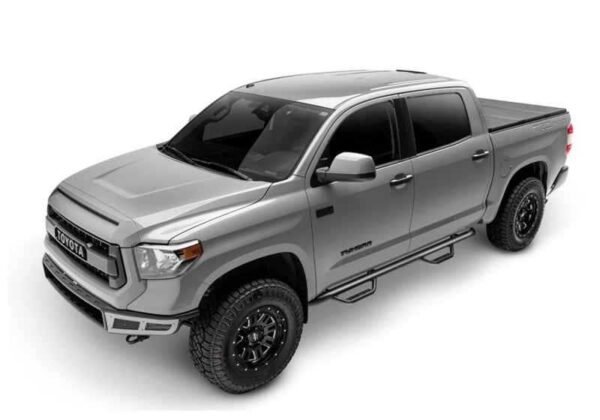 N-Fab Nerf Step 15-17 Chevy-GMC 2500/3500 Crew Cab 6.5ft Bed - Tex. Black - W2W - 3in - Image 10