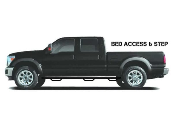 N-Fab Nerf Step 15-17 Ford F-150 SuperCrew 5.5ft Bed - Tex. Black - Bed Access - 3in - Image 7