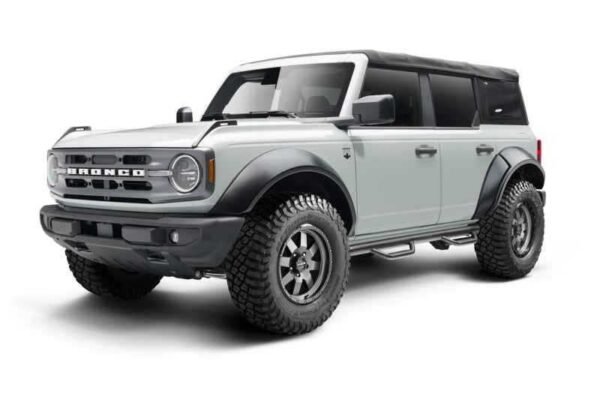 N-Fab Nerf Step 2021 Ford Bronco (4 Door) - Gloss Black - SRW - 3in - Image 2